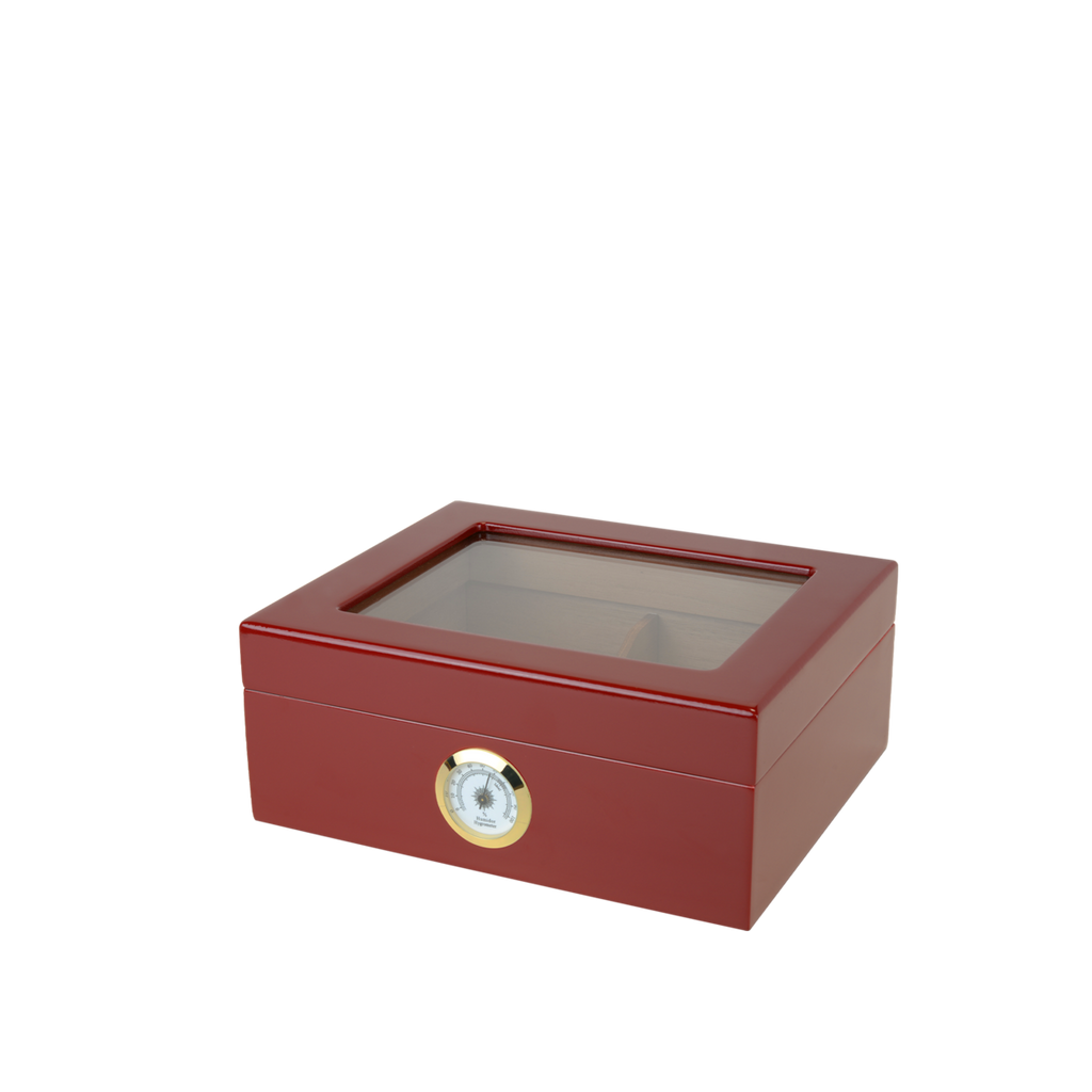 25 CT HUMIDOR  GLASSTOP