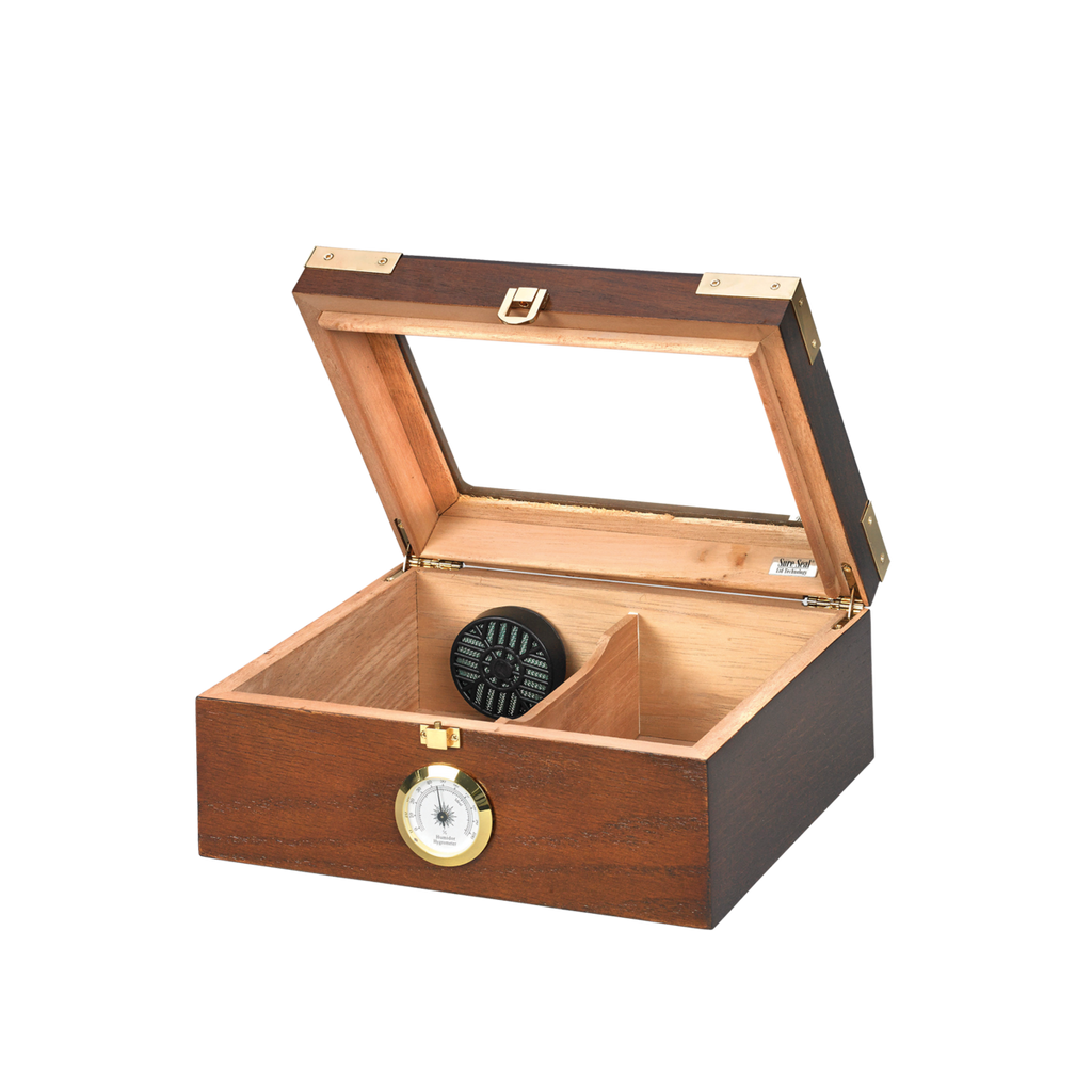 25 CT HUMIDOR  GLASSTOP